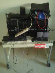 4 Bytespeed Computer Towers, Keyboards and more