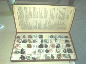 Box of Rocks Labeled The Classroom Collection, Scott Scientific