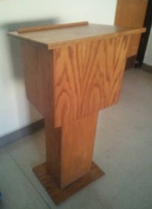 Oak PodiumLectern,