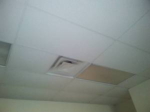 Ceiling, Ductwork, electrical.