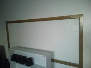White Board, Bulletin Board, Projector Screen.
