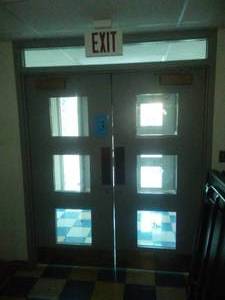 Interior Double Doors plus Transom Window.