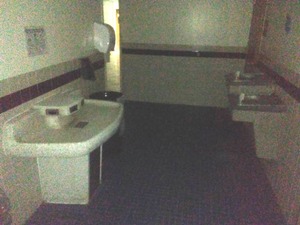 Large Sink and Drinking Fountain.