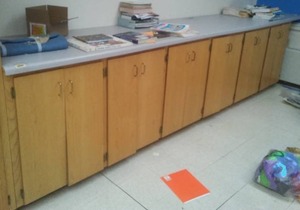 Base Cabinets, Contents, and Countertop.