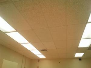 Ceiling, Ductwork, Lighting, Electrical.