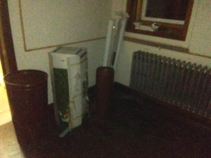Stair Landing, Garbage Can, Huge Lot of 30 ft. Sandpaper and more.