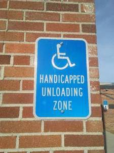 All numbers on doors, entrances, handicap signs etc.