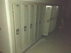 Lockers -28 built into wall,