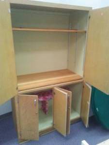 Vintage Wood Cabinet � Good Condition