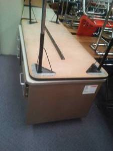 5 Teachers Desks and one worktable
