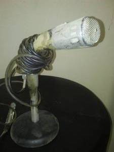 Vintage Microphone and stand.