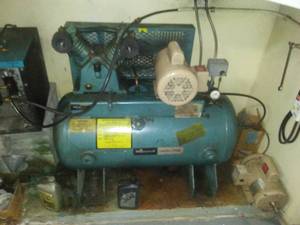 Air Compressor � 1 HP Baldor Reliance