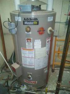 Hot Water Heater A.O. Smith � gas.