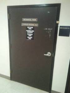 Mechanical Door, Frame and Molding.