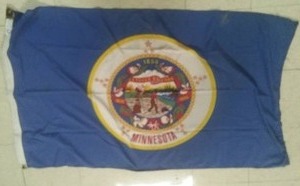 MN 56 x 30 Vintage MN State Flag � Rare Find.