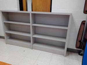 Wood Bookshelf, hand crafted with American Flag.