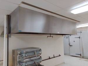 Exhaust Hood Fan with Fire Suppression System, Ansul Controls.