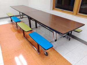 Fold up Lunch Table.