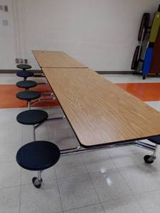 Fold up Lunch Table.