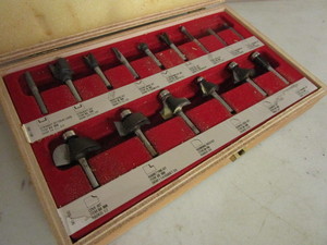 lot 222 image: FREUD PROFESSIONAL WOODWORKING ROUTER BIT SET, MADE IN ITALY
