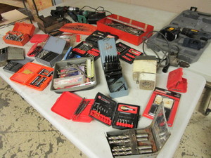 lot 223 image: ASSRTD. DRILL BITS, SPADE BITS, MORE