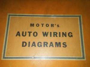 1952,54,56 and 60 motors Art wiring Diagrams.