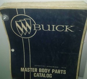 Buick Automobile Parts Books (5)