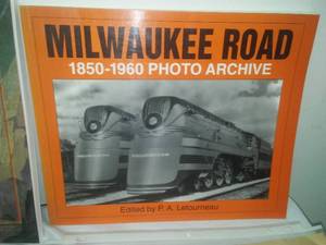 Milwaukee Railroad 5 books & map.