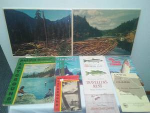 Pacific Northwest Photo�s, Lewis and Clark, Maps, Trout Fishing Brochures.
