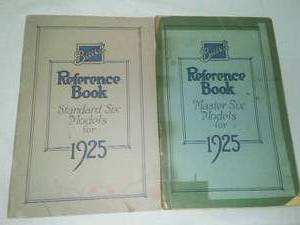 2 Authentic Buick 1925 Reference Books