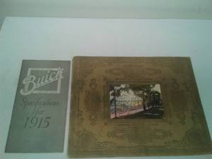 Buick 1915 Specifications Brochure & Sales Brochure