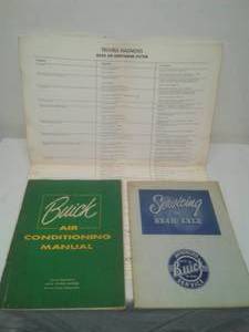 Buick Air Conditioning Manual, Rear Axle