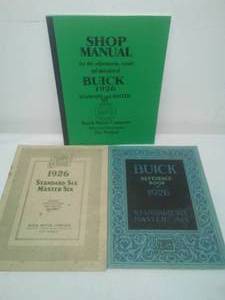 Buick 1926 -3 manuals.