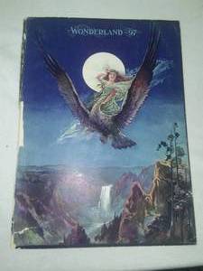 1897 Northern Pacific Railroad Wonderland  book Yellowstone Park.