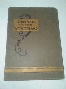 1893 Northern Pacific Railroad Wonderland  book Yellowstone Park.