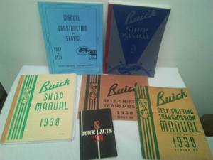 Buick 1937-38 (6) manuals.