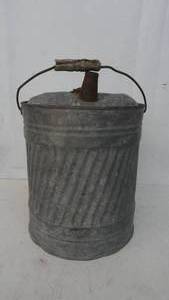 Vintage Galvinzed 5 Gal Can