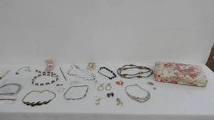 Costume Jewelry & Jewelry Box