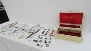 Costume Jewelry & Jewelry Box