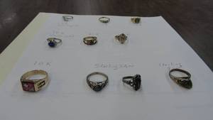 Lot of Jewelry Gold & Sterling Silver Rings