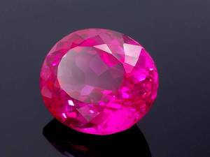 lot 45G image: Rare 26.72 Carat Natural Hot Pink Topaz Gemstone