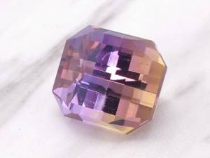 lot 45H image: 12.54 Carat Bar Cut Natural Ametrine Gemstone