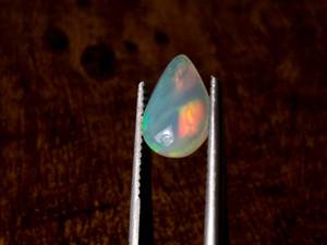 lot 45J image: 1.54 Carat Ethiopian Welo Opal Pear Shaped