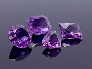 lot 16I image: 9.98 Carats of Finely Cut Brazilian Amethyst