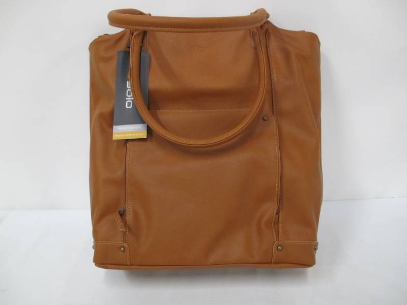 Solo Vestry 15.6 Bucket Tote With 15.6 Laptop Pocket, Tan