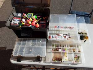 Tackle Box With Organizers & Contents