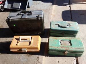 4-Tackle Boxes (2-Vintage)