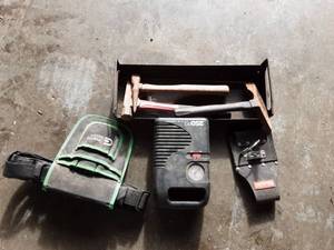 12 Volt Air Compressor, Tool Belt, Hammers & Hammer Holder