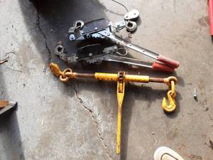 2-Com-A-Long & Ratcheting Chain Binder