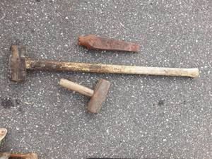 Maul, Sledge Hammer & Splitting Wedge